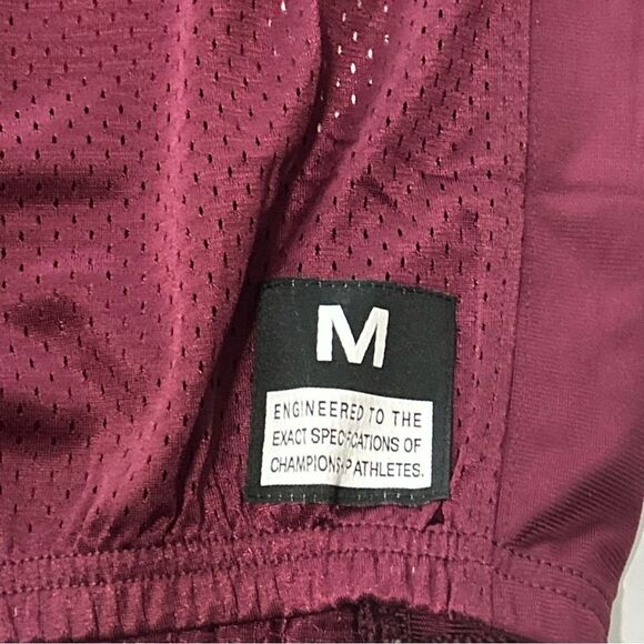 NWT Nike Jersey Men’s Size Medium Burgundy Football Practice - Picture 5 of 8